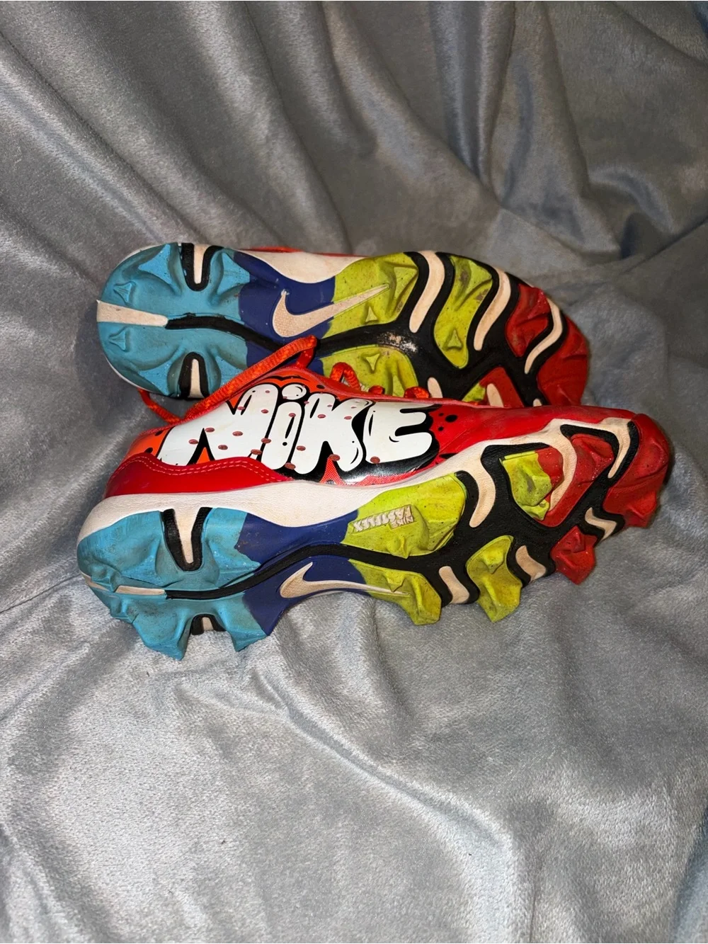 Nike Baseball Cleats Graffiti 3.5Y